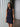 GIULIA Dress - Navy Pinstripe